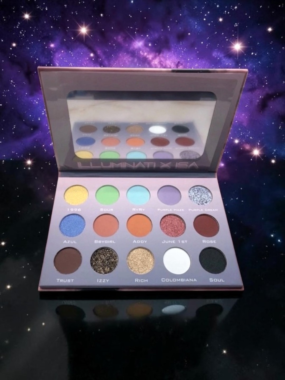 Illuminati Cosmetics x Isa Isabel Bedoya Glam Eyeshadow Palette NIB - Picture 3 of 6